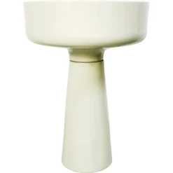 Best Pamono Italian White Porcelain Floor Planter by Angelo Mangiarotti for Brambilla, 1965
