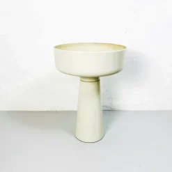 Best Pamono Italian White Porcelain Floor Planter by Angelo Mangiarotti for Brambilla, 1965