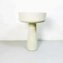 Best Pamono Italian White Porcelain Floor Planter by Angelo Mangiarotti for Brambilla, 1965