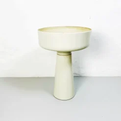 Best Pamono Italian White Porcelain Floor Planter by Angelo Mangiarotti for Brambilla, 1965