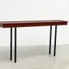 Best Pamono Italian Wood and Metal Console Table
