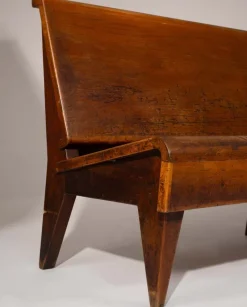 New Pamono Italian Wood Bench, 1940s