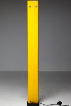 Pamono Italian Yellow Floor Lamp by Gianfranco Frattini, 1970s><noscript><img width=