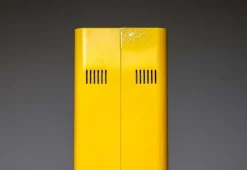 Pamono Italian Yellow Floor Lamp by Gianfranco Frattini, 1970s><noscript><img width=