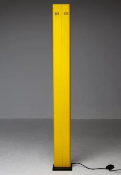 Pamono Italian Yellow Floor Lamp by Gianfranco Frattini, 1970s><noscript><img width=