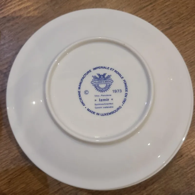 Pamono Izmir Coffee Cups and Saucers by Villeroy & Boch, 1973, Set of 4> Coffee & Tea Service