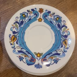 Pamono Izmir Coffee Cups and Saucers by Villeroy & Boch, 1973, Set of 4><noscript><img width=
