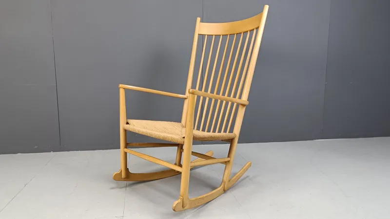 Online Pamono J16 Rocking Chair by Hans Wegner for FDB Mobler, 1960s