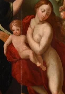 Pamono Jacob De Backer, Redemption of Adam & Eve, 1575, Oil Painting><noscript><img width=