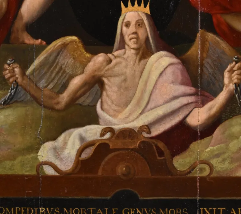 Pamono Jacob De Backer, Redemption of Adam & Eve, 1575, Oil Painting> Old Masters