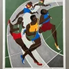 Hot Pamono Jacob Lawrence, Olympic Games Munich Poster, 1972, Screen Print