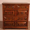 Pamono Jacobean Chest of Drawers in Oak and Walnut, 17th Century> Dressers, Commodes & Chests