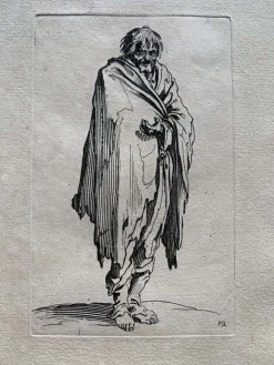 Clearance Pamono Jacques Callot, Les Gueux, Engravings, 17th Century, Set of 2