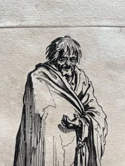Clearance Pamono Jacques Callot, Les Gueux, Engravings, 17th Century, Set of 2