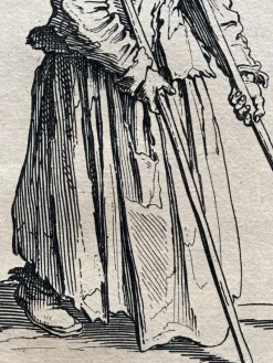 Clearance Pamono Jacques Callot, Les Gueux, Engravings, 17th Century, Set of 2