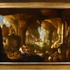 Pamono Jacques Muller, Diana and Nymphs, 1660, Oil on Panel, Framed> Old Masters|Classical