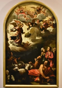 Pamono Jacques Waben, Shepherds, 1620, Oil on Board> Old Masters|Contemporary