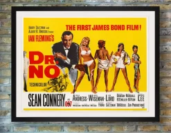 Pamono James Bond Dr. No Quad Movie Poster, United Kingdom, 1962> Posters|Wall Decor
