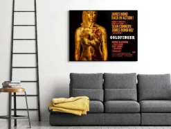 Pamono James Bond Goldfinger Original Vintage Movie Poster, British, 1964><noscript><img width=