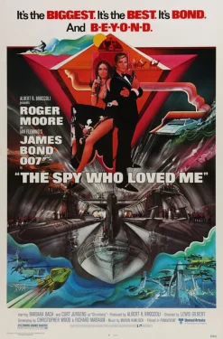 Pamono James Bond The Spy Who Loved Me Movie Poster, USA, 1977