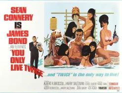 Discount Pamono James Bond You Only Live Twice Original Vintage US Subway Movie Poster, 1967