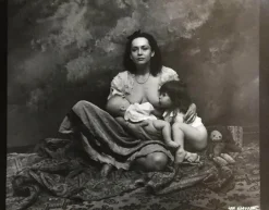 New Pamono Jan Saudek, Olga, Mother Again, Late 20th Century, Original Gelatine Photographic Print