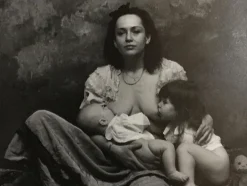 New Pamono Jan Saudek, Olga, Mother Again, Late 20th Century, Original Gelatine Photographic Print