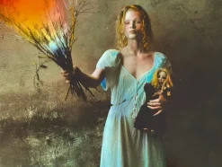 Discount Pamono Jan Saudek, Portrait, Silver Gelatin Print, 1991