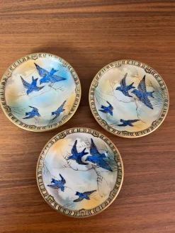 Discount Pamono Japanese Bowls, 1890s, Set of 3