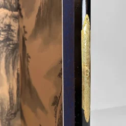 Pamono Japanese Byōbu Room Screen with Mountain Landscape, 1950s><noscript><img width=