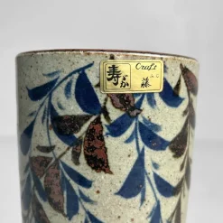 Sale Pamono Japanese Ceramic Ikebana Vase by Craft Fuji, 1980s