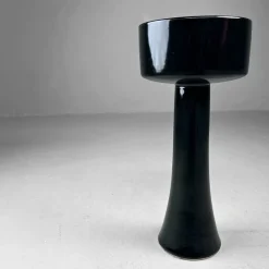 Best Pamono Japanese Ceramic Ikebana Vase on Tall Foot, 1960s