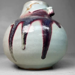 Pamono Japanese Ceramic Ikebana Vase, 1980s> Vases