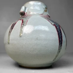 Pamono Japanese Ceramic Ikebana Vase, 1980s><noscript><img width=