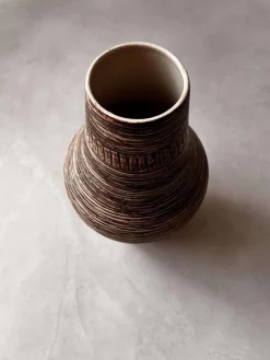 Pamono Japanese Ceramic Spara Floor Vase, 1970s><noscript><img width=