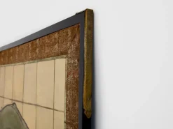Sale Pamono Japanese Edo Period Byobu Six Panel Screen on Paper, 19th Century