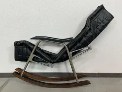 Pamono Japanese Folding Rocking Chair by Nii Takeshi, 1960s><noscript><img width=