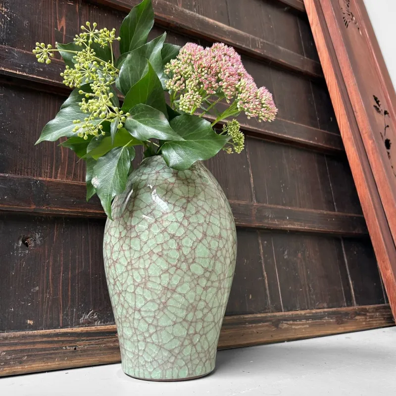 Pamono Japanese Ikebana Vase from Tachikichi Ryokusui, 1970s> Vases