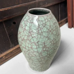 Pamono Japanese Ikebana Vase from Tachikichi Ryokusui, 1970s><noscript><img width=