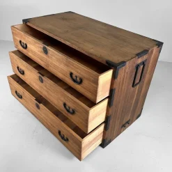 Pamono Japanese Kimono Tansu Chest, 1900s><noscript><img width=