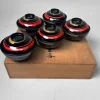 Pamono Japanese Lacquerware Bowls, 1970s, Set of 5> Serving Dishes