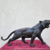 Clearance Pamono Japanese Meiji Artist, Tiger Sculpture, 19th Century, Bronze