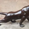 Pamono Japanese Meiji Era Artist, Okimono Sculpture of a Tiger, 1890s, Bronze> Sculpture