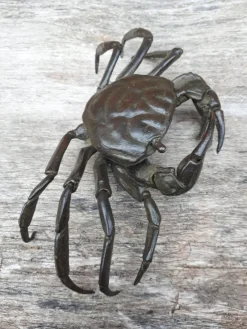 Sale Pamono Japanese Meiji Era Artist, Jizai Okimono Sculpture of a Crab, 1890s, Bronze