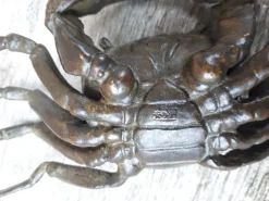 Sale Pamono Japanese Meiji Era Artist, Jizai Okimono Sculpture of a Crab, 1890s, Bronze