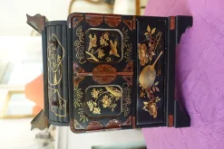 Clearance Pamono Japanese Meiji Lacquered Cabinet