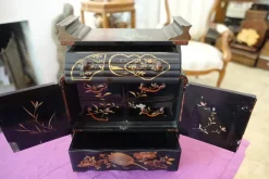 Clearance Pamono Japanese Meiji Lacquered Cabinet
