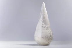 Pamono Japanese Modern Raku White Ceramic Essenza Sculpture Raku><noscript><img width=
