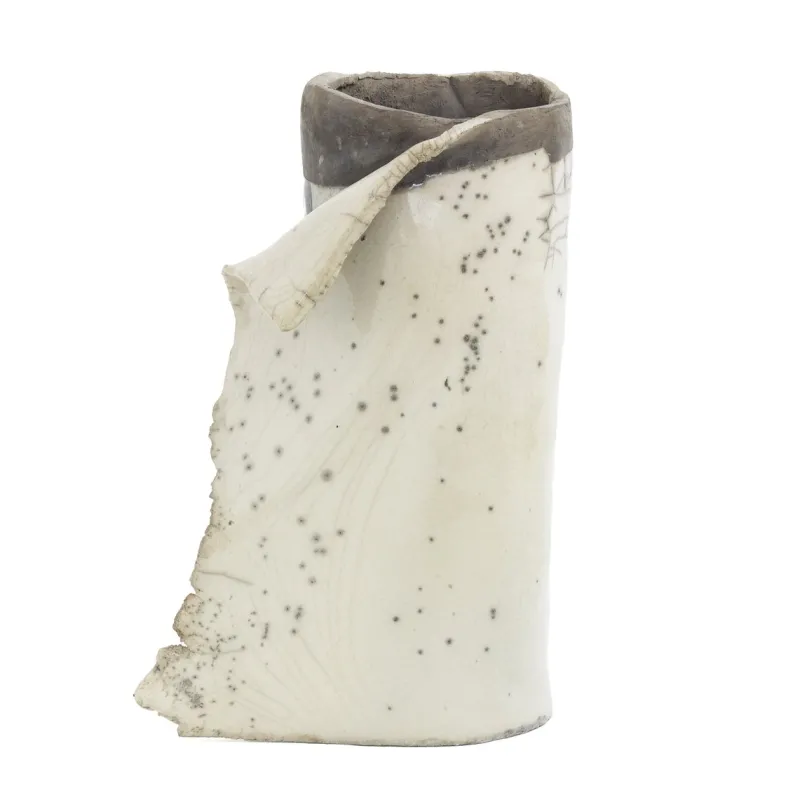 Pamono Japanese Modern White Ceramic Vase> Tabletop