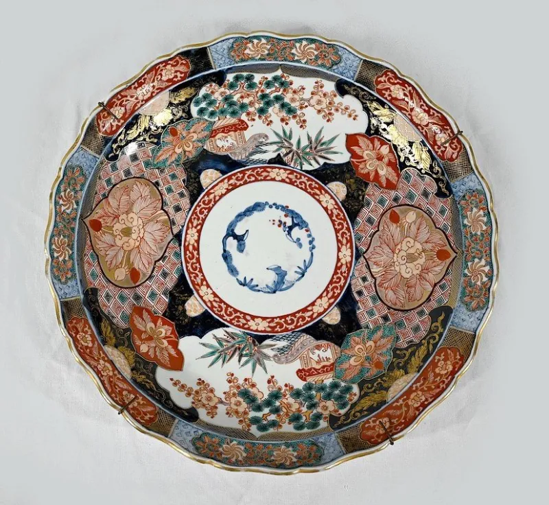 Outlet Pamono Japanese Porcelain Dish from Arita, 1890s